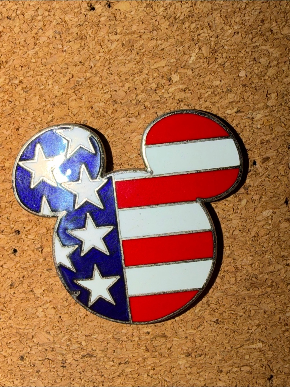Mickey Mouse American Flag Pin